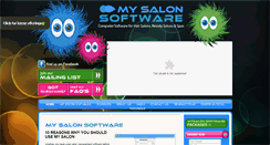 Desktop Screenshot of mysalonsoftware.co.za