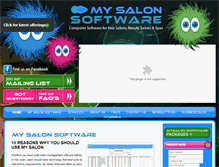 Tablet Screenshot of mysalonsoftware.co.za